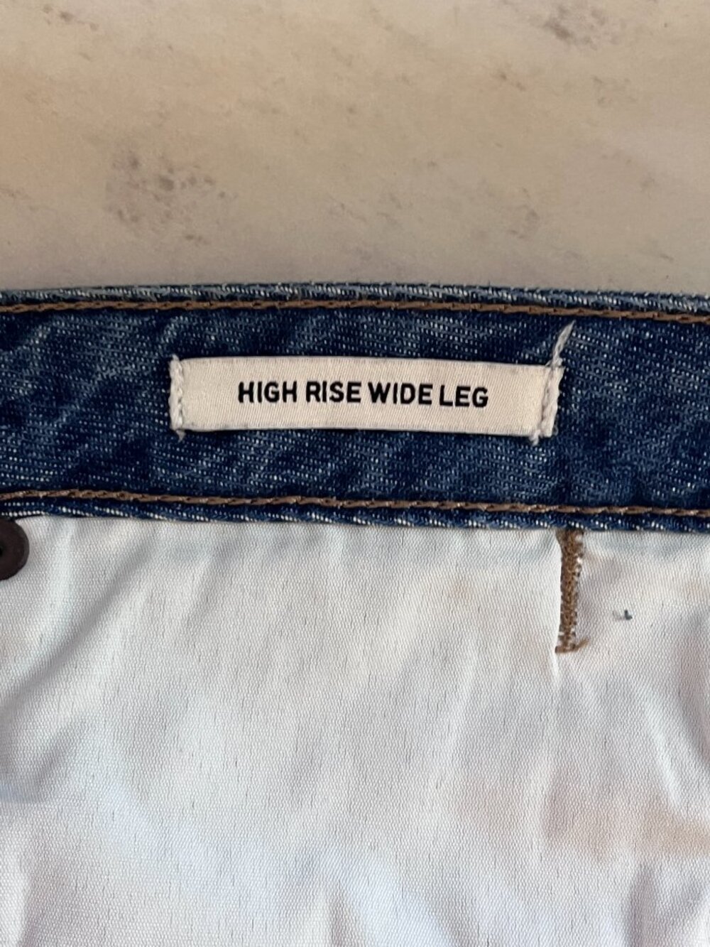 WRANGLER | Women's Retro Bailey High Rise Wide Leg Jeans in the Yvette wash. - Picture 13 of 14
